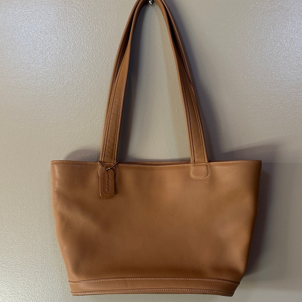 Coach Brown Leather Tote Bag